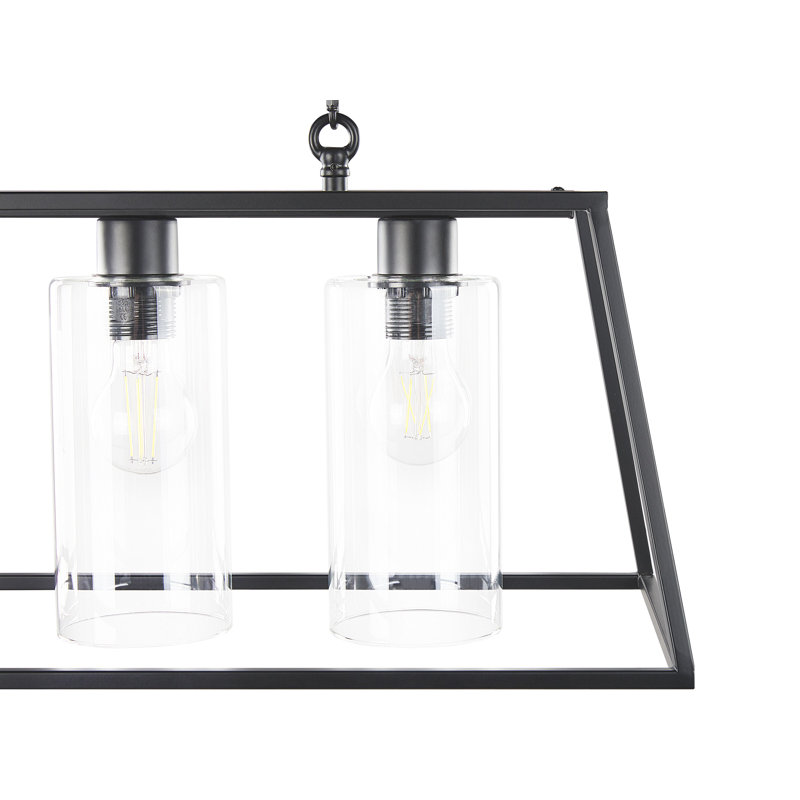 Dasha 3 - Light Painted Geometric Pendant