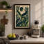 Grasshopper Under Moon Japandi - Wrapped Canvas-131761735-131761734