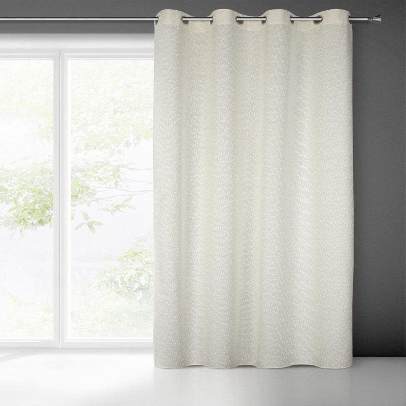Blackout Curtain Single Panel, Cream