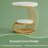 Bedside Table, End Table, Round Side Table With Shelf