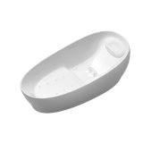Zero Dimension® Floatation 87" x 31" Freestanding Combination Bathtub with Hydrohands and Air-Jet Technology