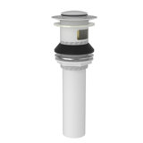 Push Pop-Up Bathroom Sink Drain with Overflow Holes