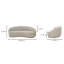 82.25" Round Arm Curved Loveseat-1312871996