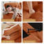 Canapé modulaire en forme de U 100,9 po 5 pièces en chenille avec repose-pieds et coussins amovibles-129387530