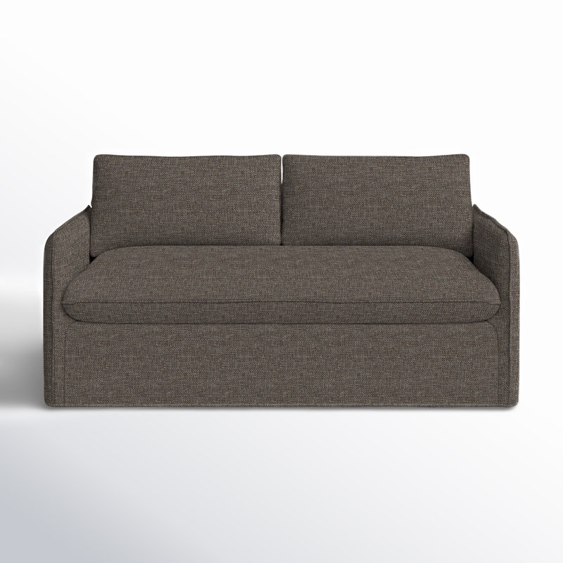 Canapé Bellatrix, Tissage natté gris anthracite Drusky Sustain®