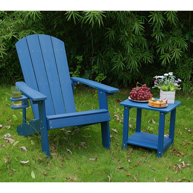 Lounge chair, suitable for all seasons: Outdoor lounge chair, made of sturdy HIPS material, equipped with 304 stainless steel accessories.