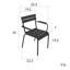Luxembourg Outdoor Dining Armchair-469665629