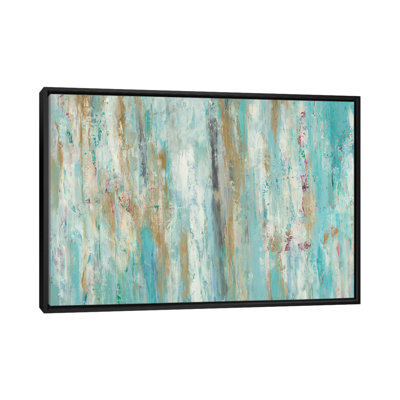 « stream of bleu », reproduction d’art sur toile