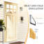 Pine Entry Door Slab With Sound-Reducing Frame – 6-Lite Clear Glass, Solid Wood-122528726-122260351