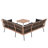  L-Shape Outdoor 5-Person Sofa Seating Group With Cushions-287616955