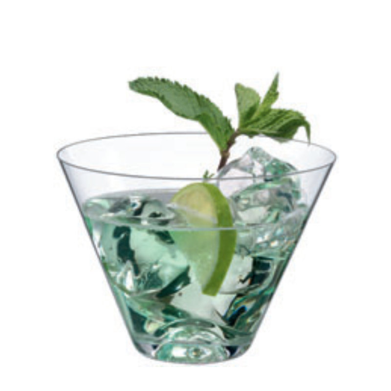 RONA Drink Master 12 oz. Stemless Martini Glass 