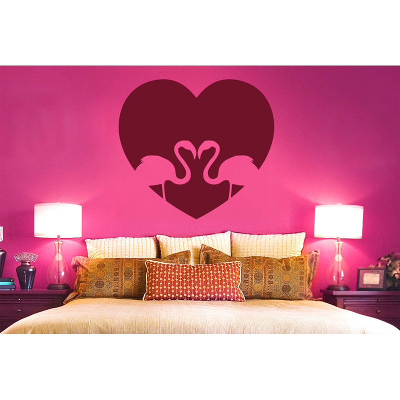 Animals Wall Decal, Burgundy