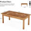 Grand bureau d'ordinateur de 70 pouces, bureau d'écriture de bureau de ferme avec pieds en bois massif, bureau de direction avec cadre et tableau épaissis