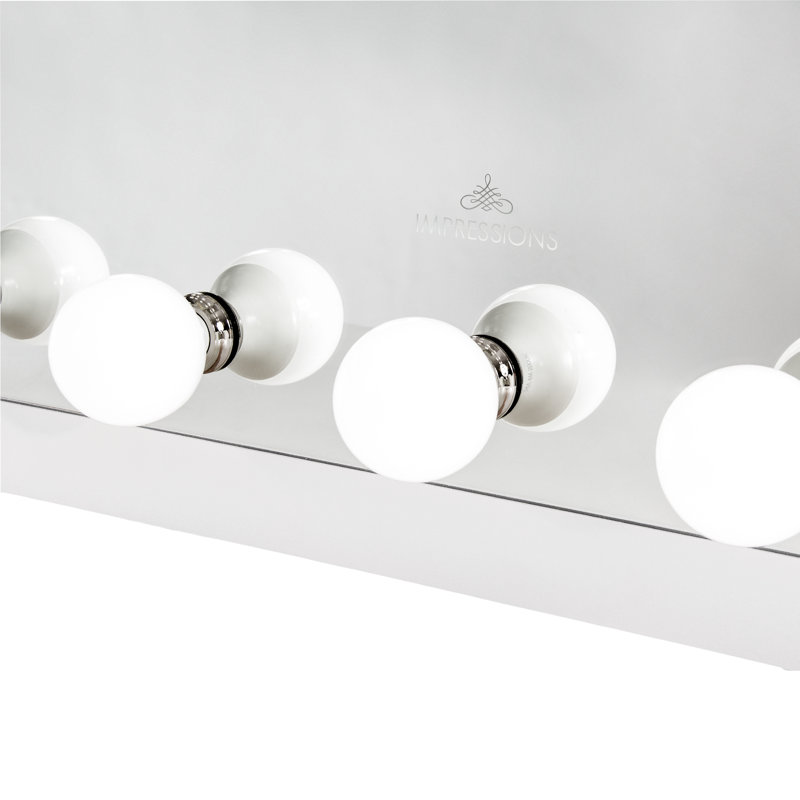 Miroir de salle de bain Starlight, Blanc