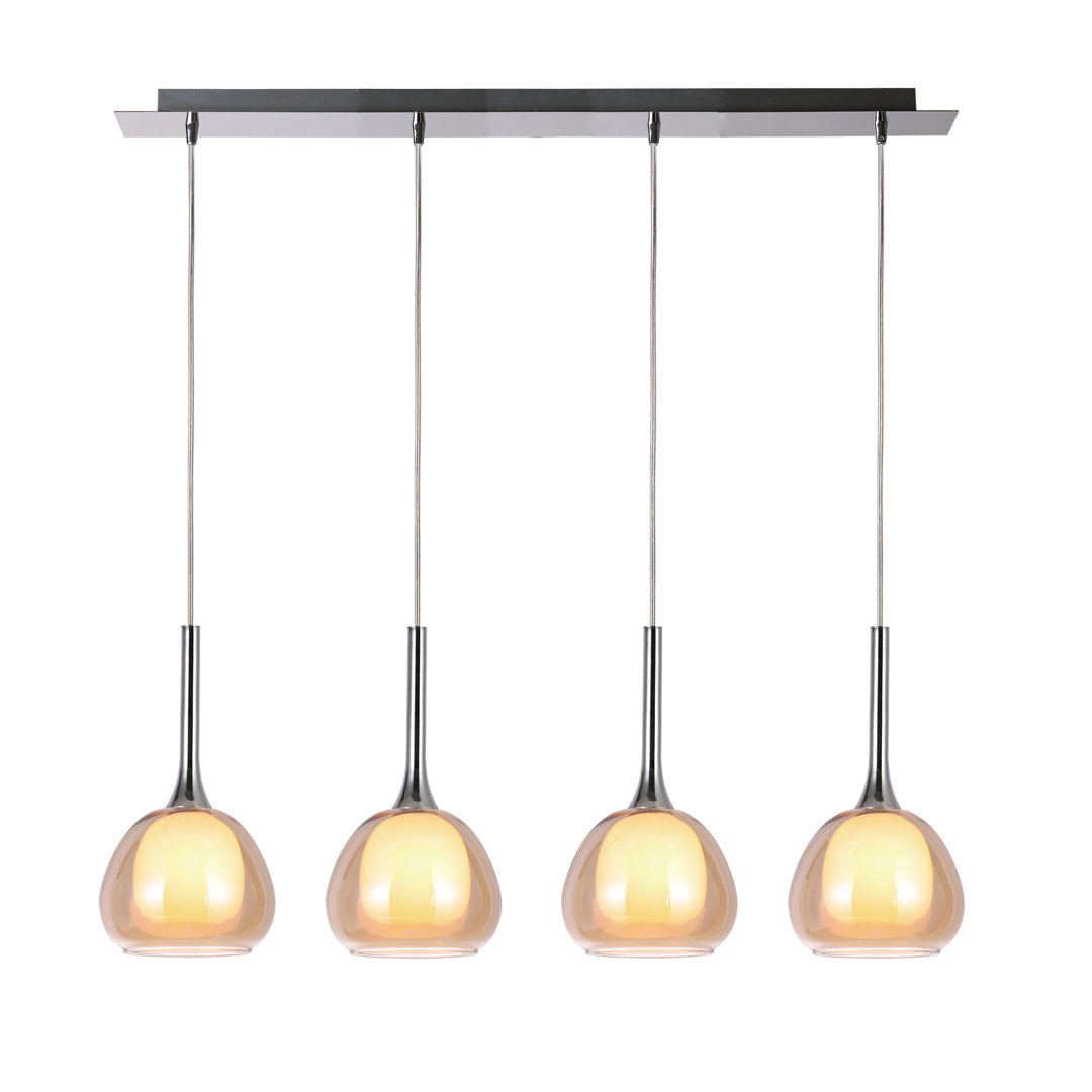 4 - Light Cromo Teardrop Pendant