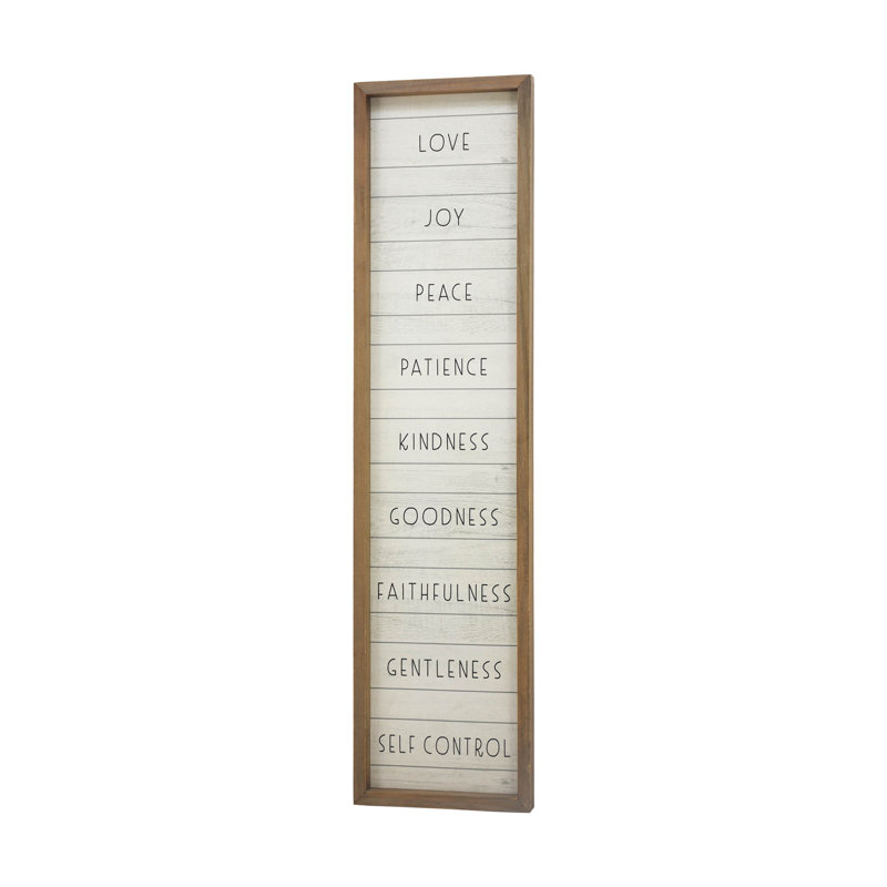 Cadre mural avec verset biblique