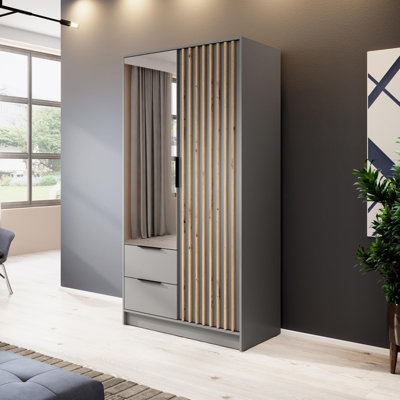 Anzovin 2 Door Wardrobe