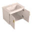 Meuble-lavabo à portes 28 po avec lavabo 28 po pour petite salle de bain