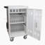 Chariot de chargement mobile et armoire pour ordinateurs portables 30 tablettes avec serrure à combinaison-643831668