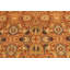 Tapis orange / gris en laine noué à la main 8 pi 2 po x 10 pi 3 po Roby