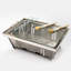 Barbecue au charbon de bois pliable pour barbecue
