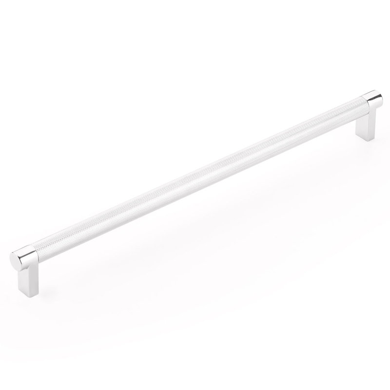 Select Cabinet Pull Bar / Handle Pull, Polished Chrome, 12" Center to Center