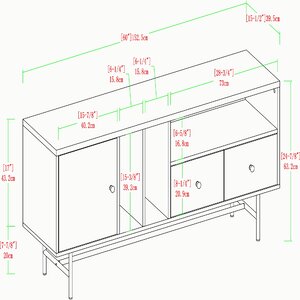 Wrought Studio Elson TV Stand for TVs up to 65