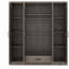 Armoire 4 portes avec 1 tiroir