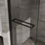Double porte de douche coulissante. Cabine de douche à cadre en aluminium H avec verre trempé transparent de type CCSC, quincaillerie en acier inoxydable