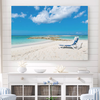 Mccutchen " Chaise Lounge And Paradise Beach View "
