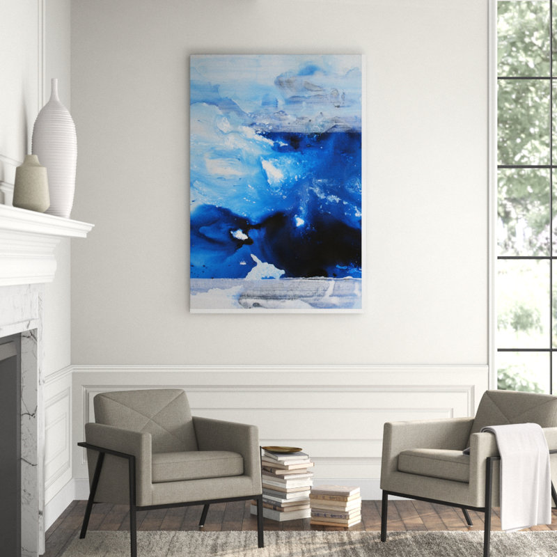 Blue Sky 1' Framed Print on Glass