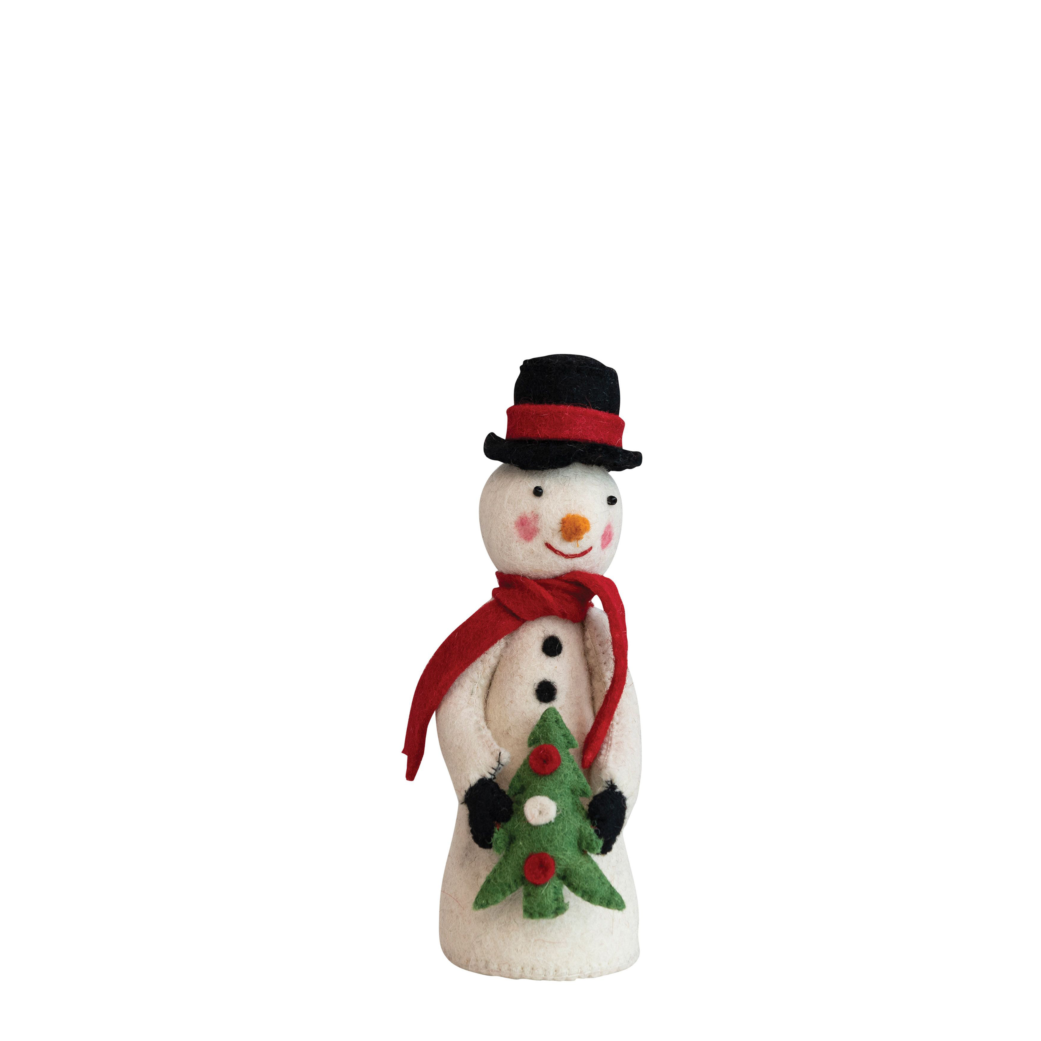  Kitchen Towel Christmas Cute Snowman with Hat Scarf