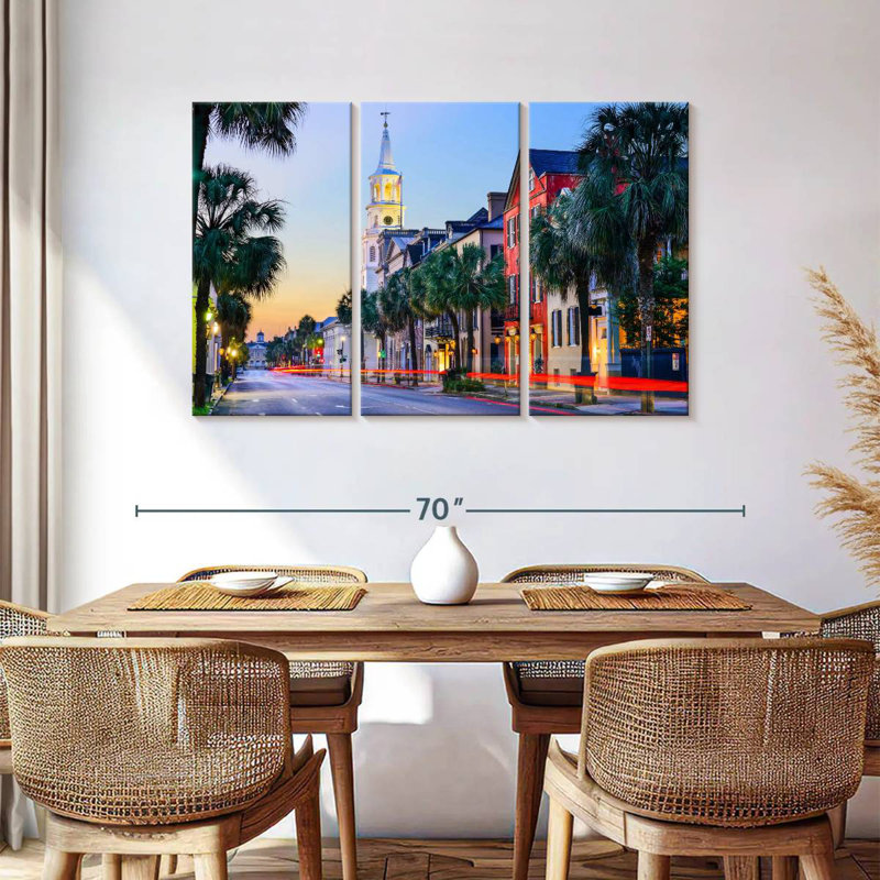 Tergel Charleston Cityscape, H 36 po x l 57 po
