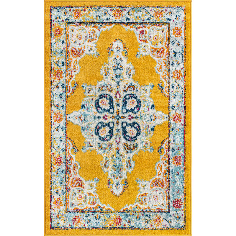 Mirveta Oriental Indoor Rug, Rectangle 3'3" x 5'3"