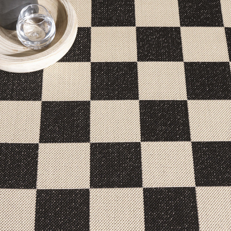 Tapis d'intérieur / extérieur à motif géométrique Monda Performance, Tapis de couloir 2 pi 3 po x 5 pi
