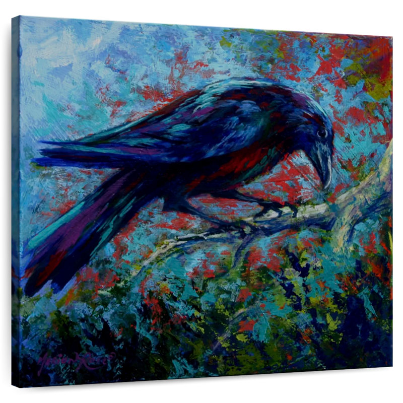 Crowle Raven, 16" H x 16" W