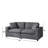 Cassandra Modular  2-Piece Sofa - Charcoal