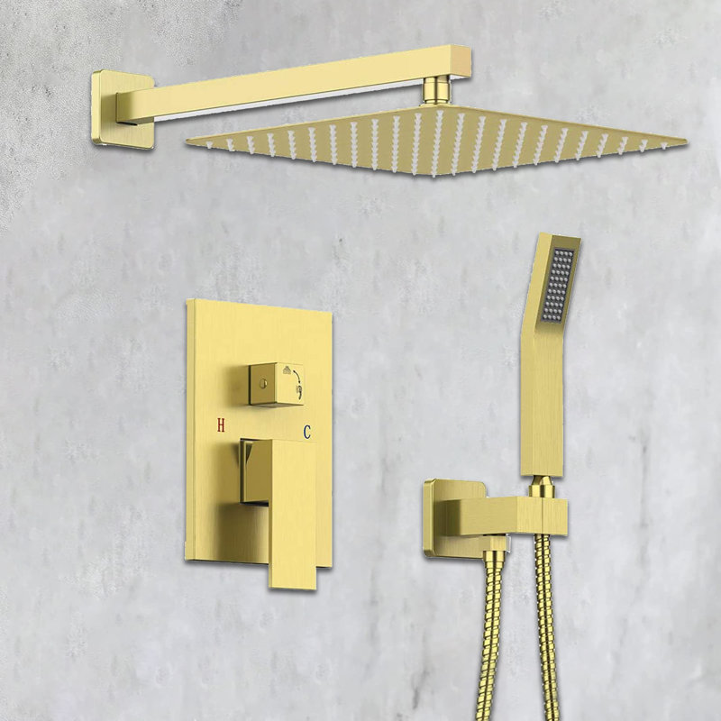 All-In-One Kit with Rough in-Valve, Gold