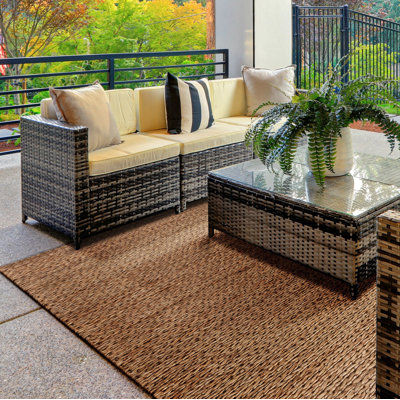 Tapis naturel en jute tressé à la main Cradle