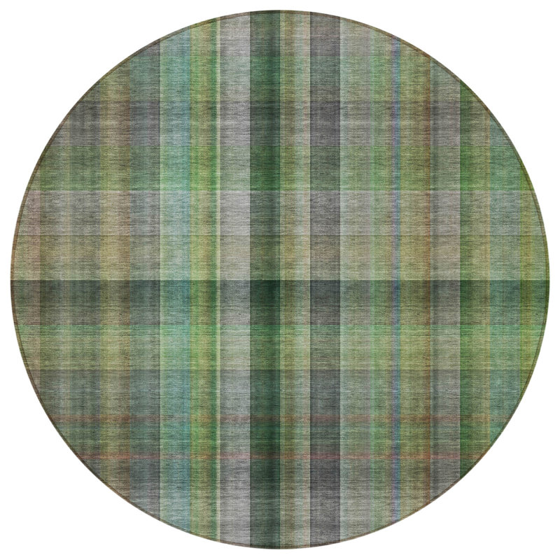 Tapis d'intérieur rond rond 8 po