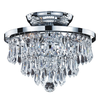 Delisle Crystal Semi Flush Mount