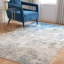 Tapis abstrait gris clair / bleu N'Keal-525112259-447731236
