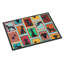Lots of Black Great Dane Indoor or Outdoor Mat 24x36-2073705793