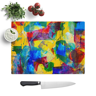 Tempered Glass Art Painting Vol.321 Chopping Board