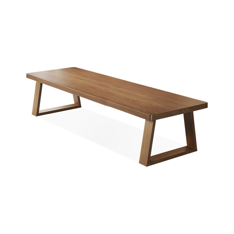 Bureau rectangulaire moderne et simple brun, 29.53"H*94.49"W*39.37"D