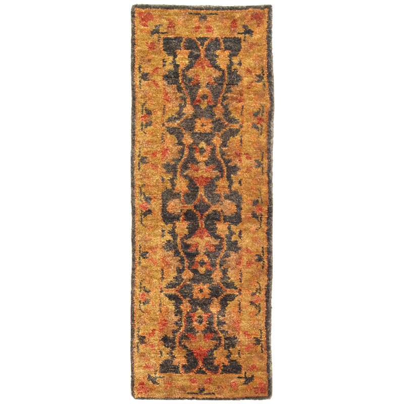 Lafountain Hand Tufted Hemp Oriental Rug, Runner 2'6" x 8'
