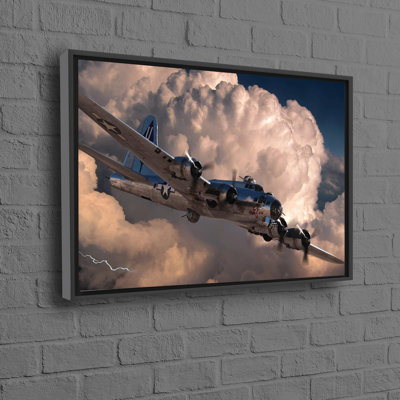 Modern Aviation Canvas Art Featuring Military Aircraft in a Personalized Wall Art Print Perfect For Gifting Her