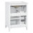 Vaimi 24" White Bathroom Vanity With Sink, MDF & Rubberwood Construction-1029371653