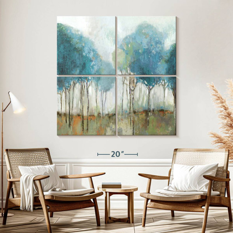 Harnek Misty Meadow II, 57" H x 57" W