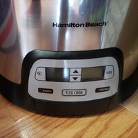 Hamilton Beach 33861 Portable Programmable Slow Cooker, Dishwasher Safe  Crock, 6 Qt, FlexCook Dual Digital Timer/2 Heat Settings, Lid Lock for Easy  Travel, Silver